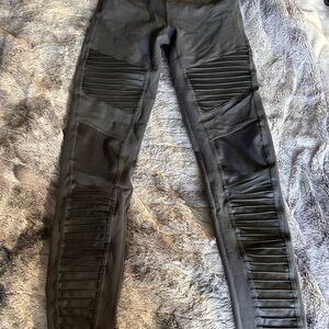 Alo dark grey Moto Style Pants